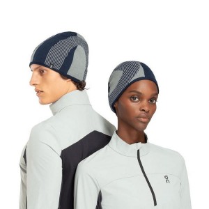 Férfi On Running Explorer Merino Télisapka Sötétkék | On_HU8279