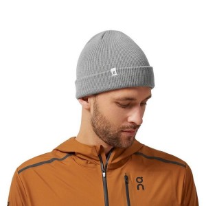 Férfi On Running Merino Télisapka Szürke | On_HU8800