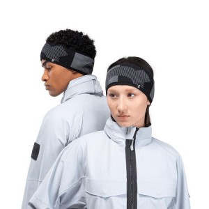 Női On Running Explorer Merino Fejpánt Fekete Szürke | On_HU8305